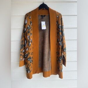 Jessica Simpson Brown Leopard Print cardigan